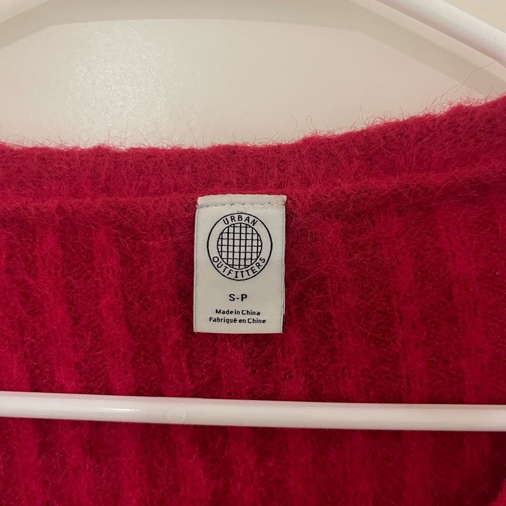 Urban outfitters. Small. Red.Crop sweater.